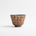 Meister-Teetasse „Zehntausend Buddhas“ mit Silbereinlage | Zen-buddhistisches Relief | 120 ml | Gongfu-Tee