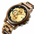 Fashion Wooden Men's Quartz Watch
