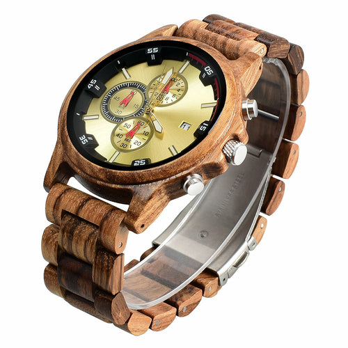 Fashion Wooden Men's Quartz Watch