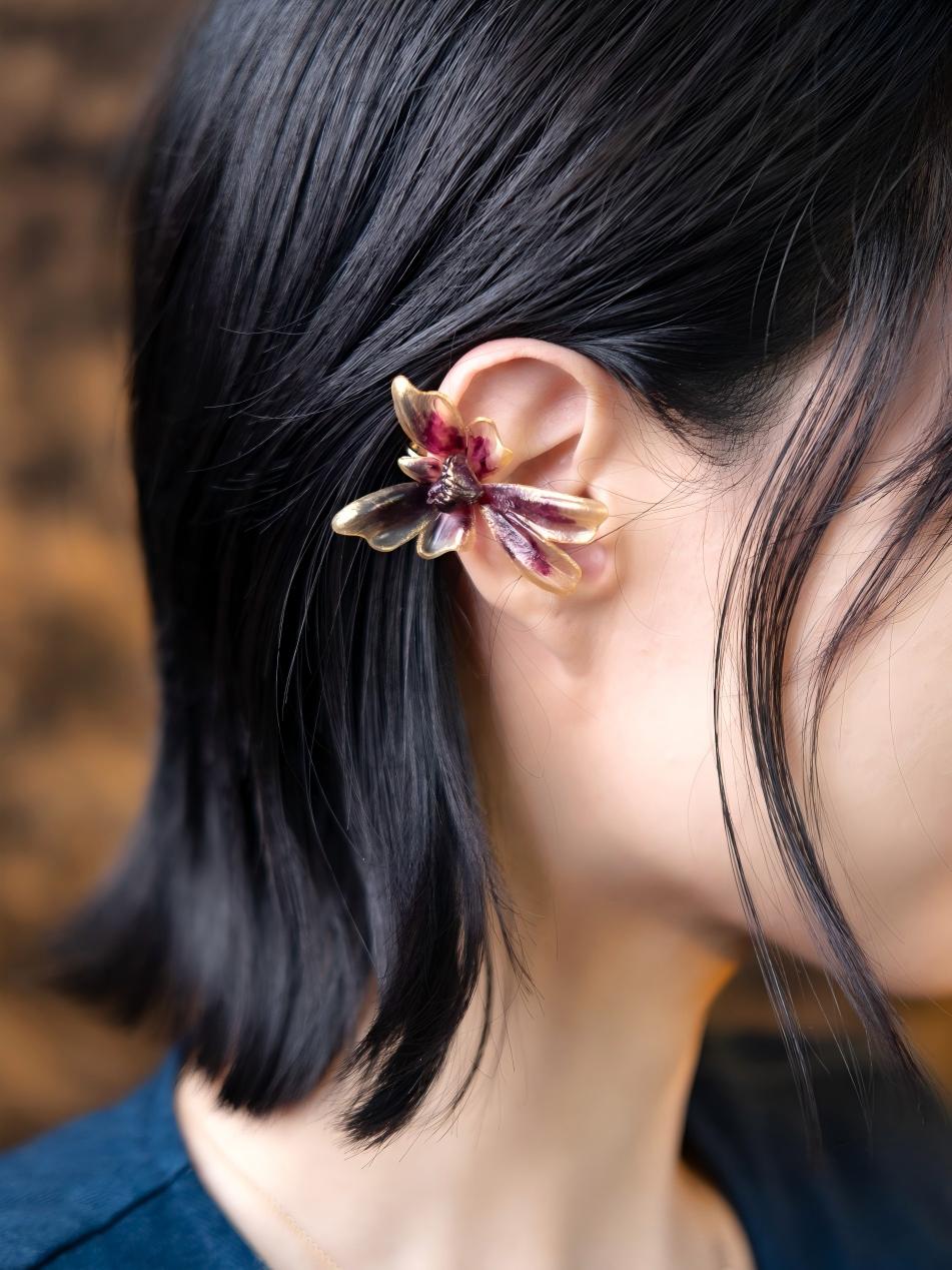 Emotion | Hand-Sculpted Leather Butterfly Earrings