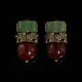 Red Agate Drop Earrings | Vintage Palace