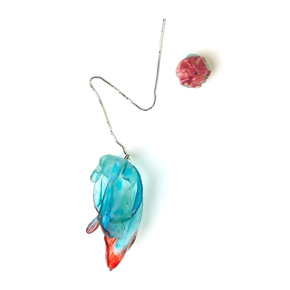 Emo | Hand-Sculpted Leather Drop Earrings