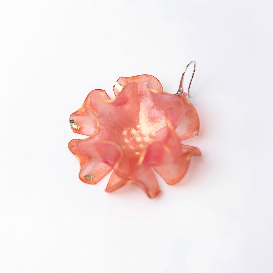 Devoted | Hand-Sculpted Leather Flower Earrings
