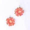 Devoted | Hand-Sculpted Leather Flower Earrings