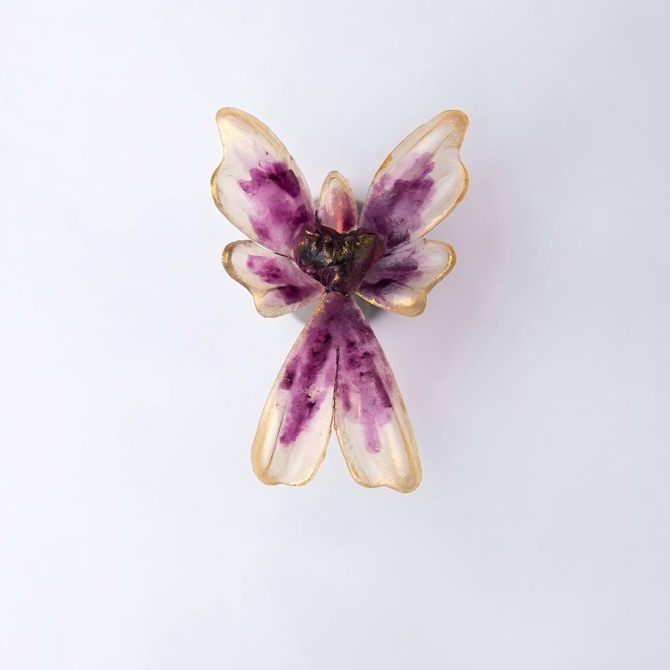 Emotion | Hand-Sculpted Leather Butterfly Earrings